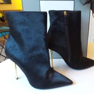 NEW Tom Ford Calfakin Pony Hair Ankle Boot